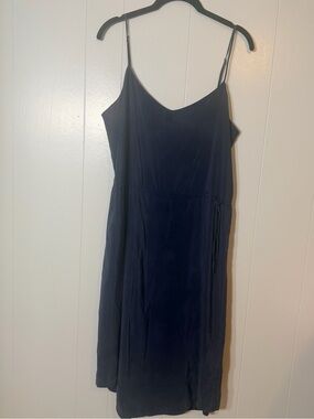 Joie Navy Slip Midi Dress with Spaghetti Straps